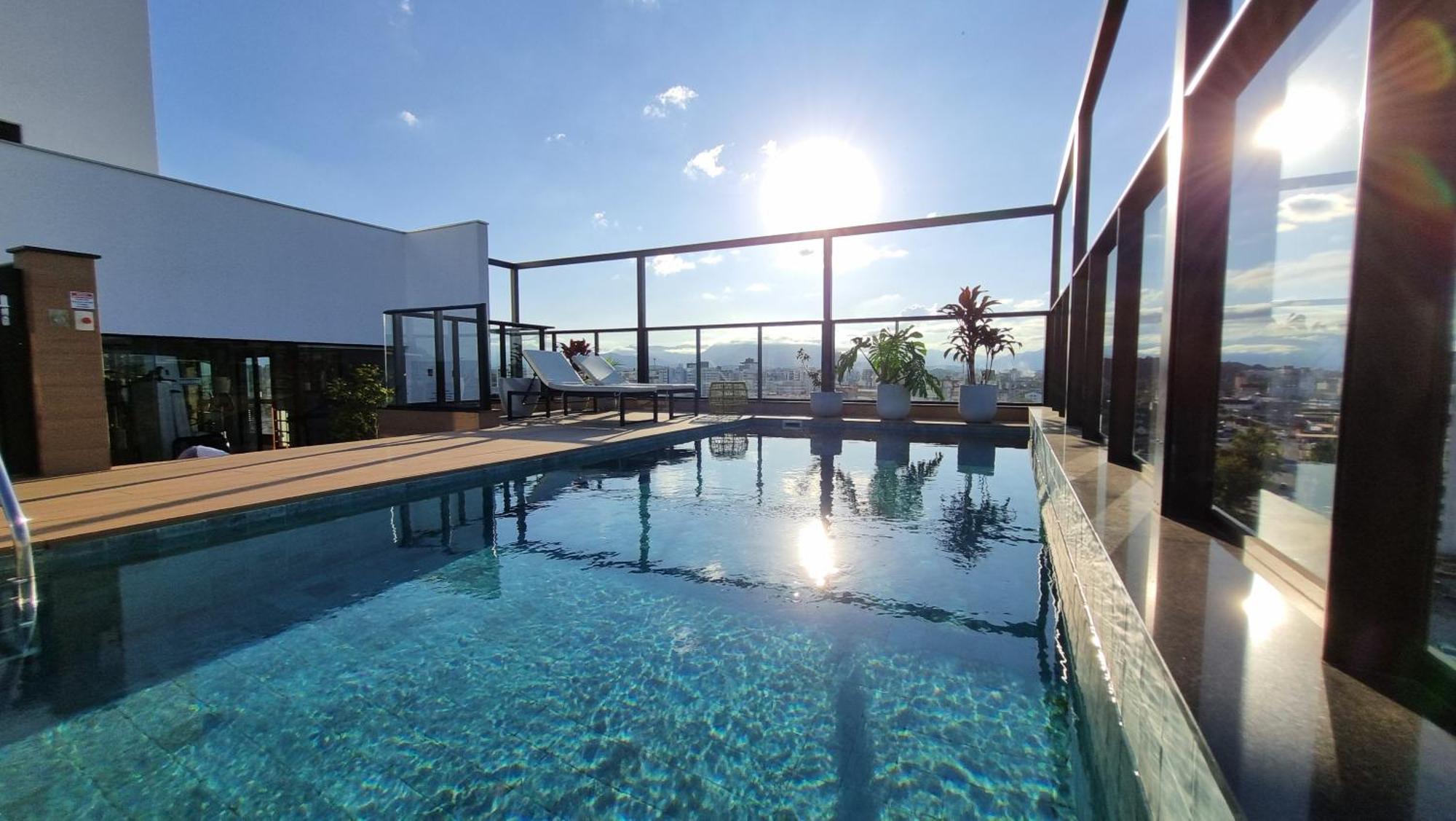 Apartamento Joinville Saguacu - Piscina Incrivel エクステリア 写真