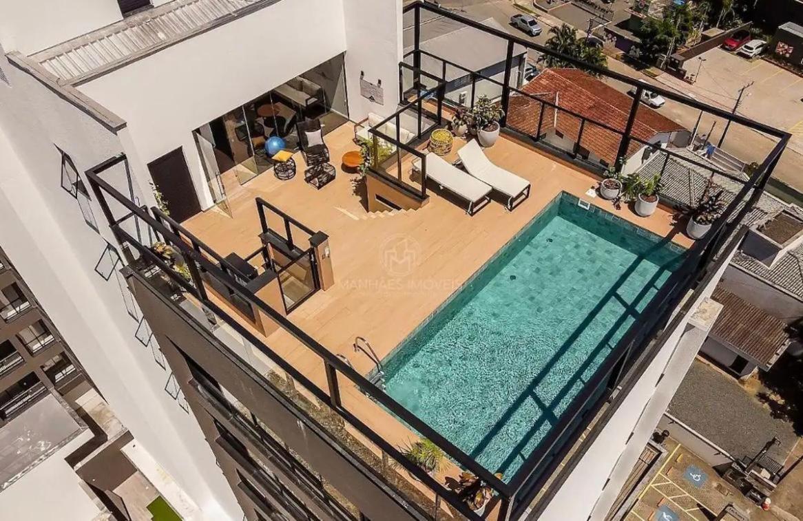 Apartamento Joinville Saguacu - Piscina Incrivel エクステリア 写真