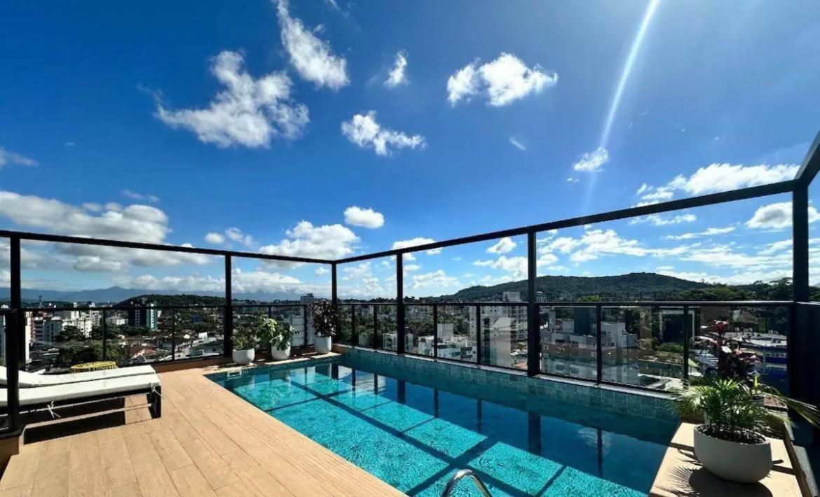 Apartamento Joinville Saguacu - Piscina Incrivel エクステリア 写真